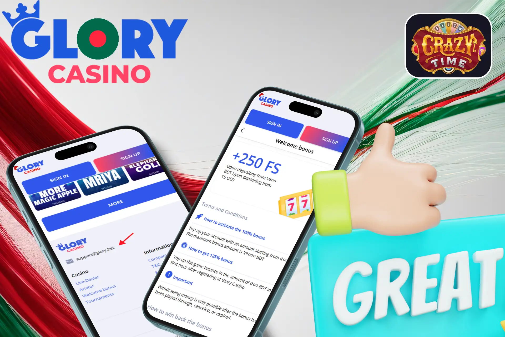 Convenient interface, local payment methods and lucrative bonuses - all the advantages for players